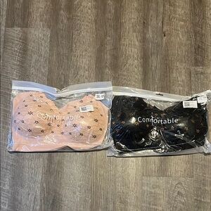 Comfortable Star Print Bras - Set of Two